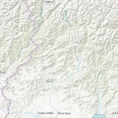 Map showing location of Kakad Wari Dir Upper (34.997980, 72.072950)