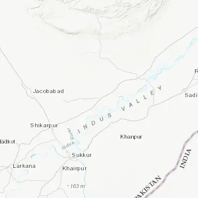 Map showing location of Kandhkot (28.245740, 69.179740)
