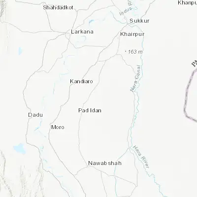 Map showing location of Kandiari (26.915500, 68.521930)