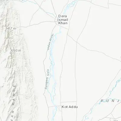 Map showing location of Karor (31.224600, 70.951530)