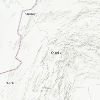 Map showing location of Kot Malik Barkhurdar (30.203790, 66.987230)