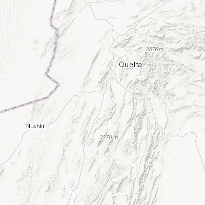 Map showing location of Mastung (29.799660, 66.845530)
