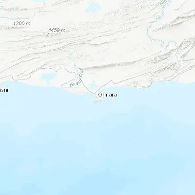 Map showing location of Ormara (25.210180, 64.636260)