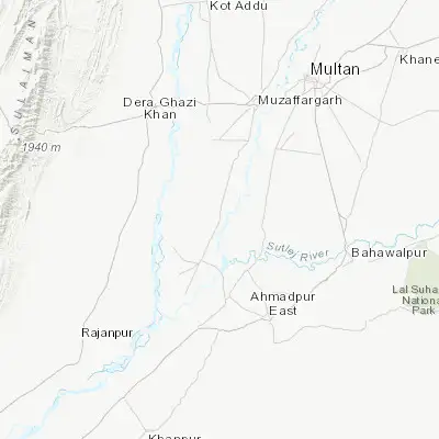 Map showing location of Shahr Sultan (29.575170, 71.022090)