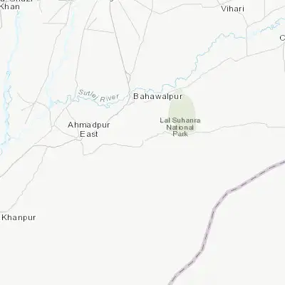 Map showing location of Yazman (29.121220, 71.744590)