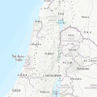 Map showing location of Al Judayyidah (32.335410, 35.301070)