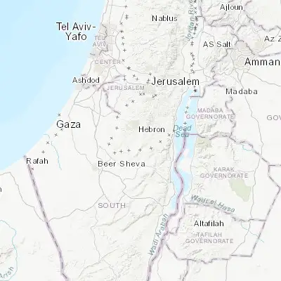Map showing location of Al Karmil (31.423010, 35.132780)