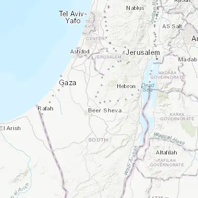 Map showing location of Ar Ramāḑīn (31.379520, 34.912460)