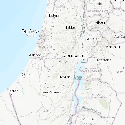 Map showing location of Bayt Jālā (31.715450, 35.187880)