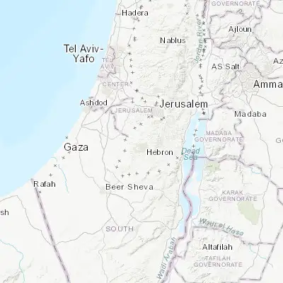 Map showing location of Bayt Kāḩil (31.570110, 35.065020)
