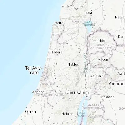 Map showing location of Bayt Līd (32.260890, 35.131690)