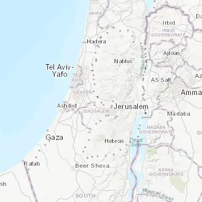 Map showing location of Bayt Liqyā (31.869580, 35.065400)