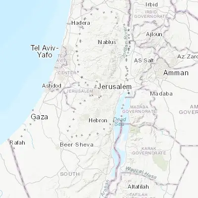 Map showing location of Bayt Sāḩūr (31.700950, 35.226310)