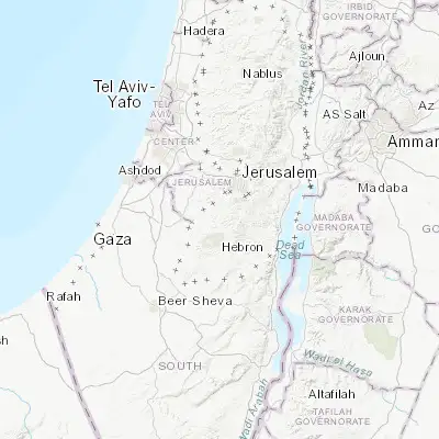 Map showing location of Bayt Ūmmar (31.623290, 35.104460)