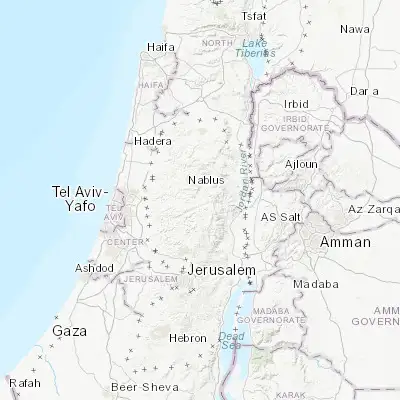 Map showing location of Baytā al Fawqā (32.142600, 35.287740)