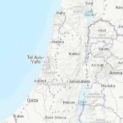 Map showing location of Bidyā (32.114600, 35.080280)