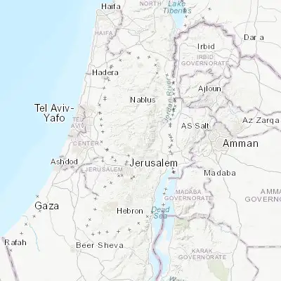 Map showing location of Dayr Jarīr (31.966360, 35.292610)