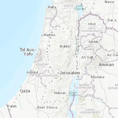 Map showing location of ‘Ibwayn (32.031440, 35.199920)