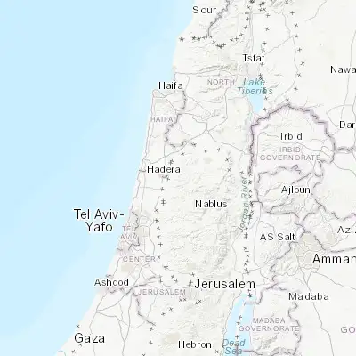 Map showing location of ‘Illār (32.370240, 35.107080)