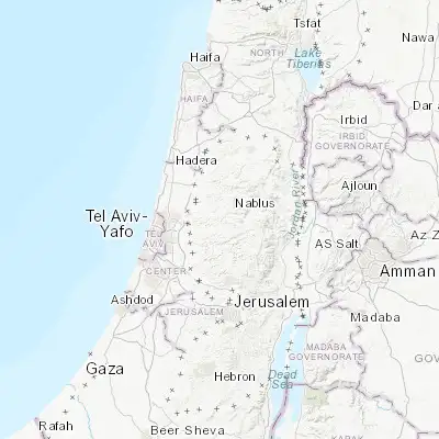 Map showing location of ‘Immanu‘el (32.160750, 35.136110)