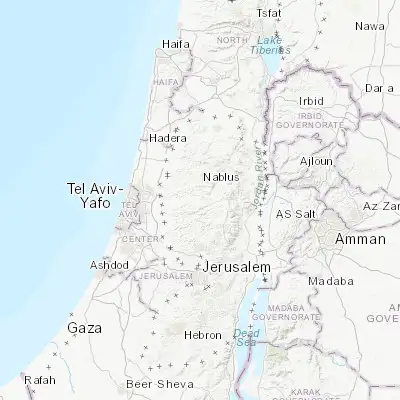 Map showing location of Jammā‘īn (32.131640, 35.204030)