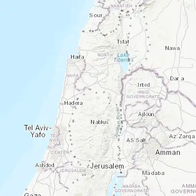 Map showing location of Janīn (32.459430, 35.300860)