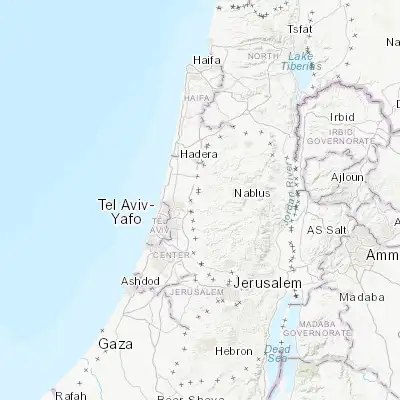 Map showing location of Jayyūs (32.201250, 35.034160)
