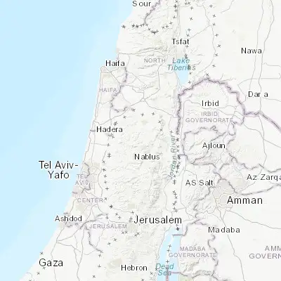 Map showing location of Maythalūn (32.347980, 35.274460)