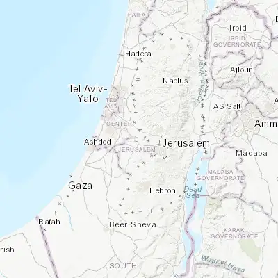 Map showing location of Mevo H̱oron (31.849230, 35.035900)
