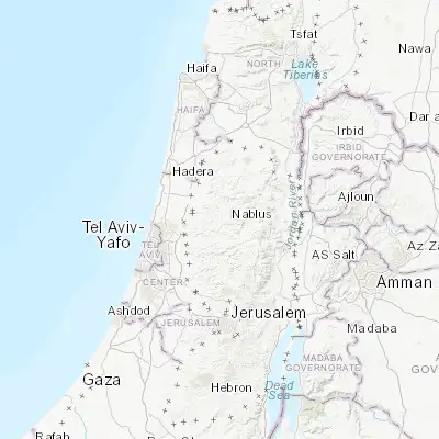 Map showing location of Qedumim (32.212070, 35.157500)