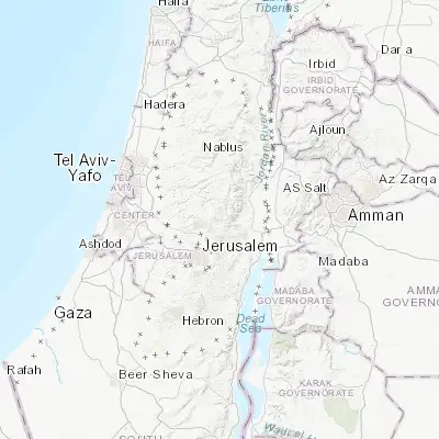 Map showing location of Rammūn (31.933420, 35.298210)