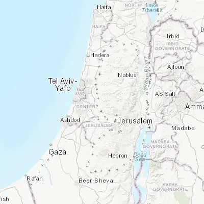 Map showing location of Shuqbā (31.986950, 35.040120)