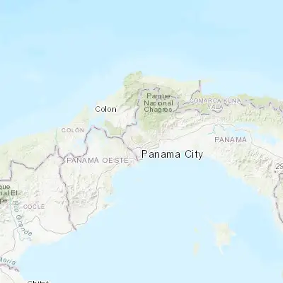 Map showing location of Las Cumbres (9.092110, -79.538950)