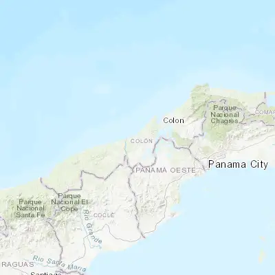 Map showing location of Puerto Escondido (9.194190, -80.095660)