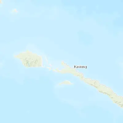 Map showing location of Kavieng (-2.573370, 150.795160)