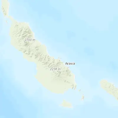 Map showing location of Kieta (-6.214620, 155.632510)
