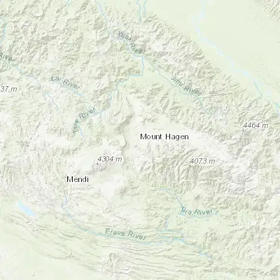 Map showing location of Mount Hagen (-5.857460, 144.230580)