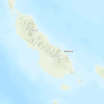 Map showing location of Panguna (-6.316390, 155.484830)