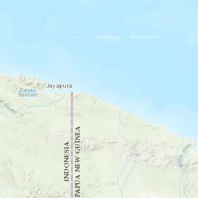 Map showing location of Vanimo (-2.683720, 141.301950)