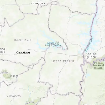 Map showing location of Doctor Juan León Mallorquín (-25.430530, -55.254120)