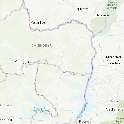 Map showing location of Nueva Esperanza (-24.507600, -54.855100)