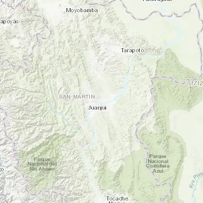 Map showing location of Bellavista (-7.056140, -76.591100)