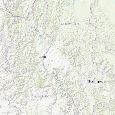 Map showing location of Cajaruro (-5.736390, -78.425560)