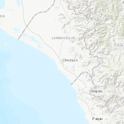 Map showing location of Chiclayo (-6.771370, -79.840880)