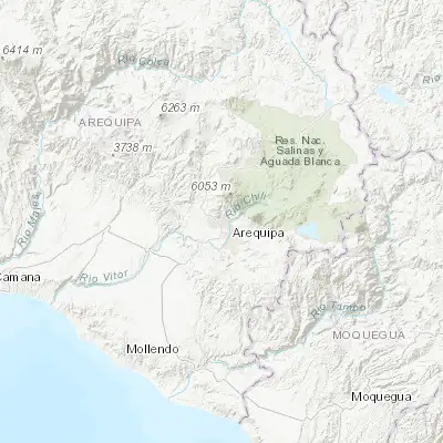 Map showing location of Cono Norte (-16.323690, -71.581510)