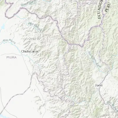 Map showing location of Huancabamba (-5.238610, -79.450560)