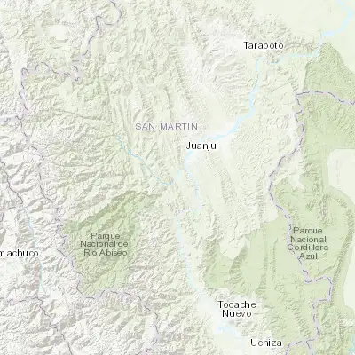 Map showing location of Huicungo (-7.318600, -76.775560)