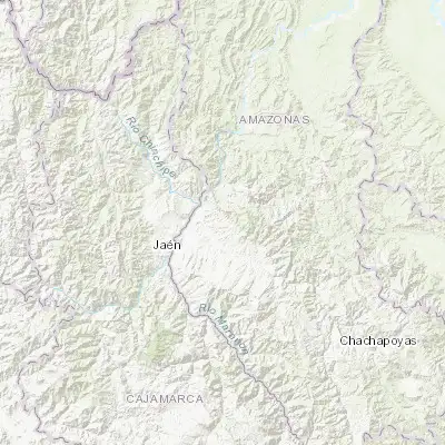 Map showing location of La Peca (-5.611110, -78.435000)