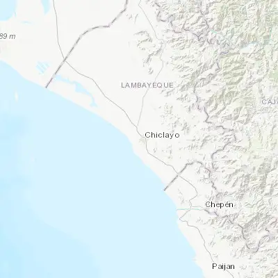 Map showing location of La Pradera (-6.779000, -79.886000)