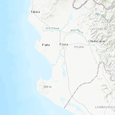 Map showing location of La Unión (-5.402320, -80.742240)